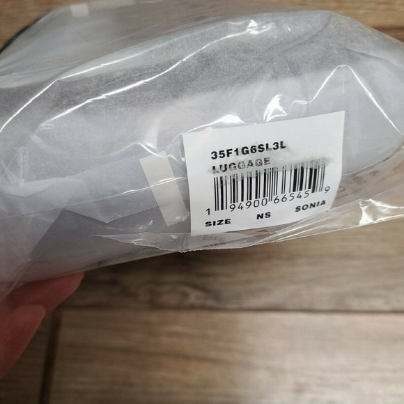 Michael Kors Sonia Medium Chain strap Shoulder Bag Crossbody Lugagge Leather - Picture 9 of 9